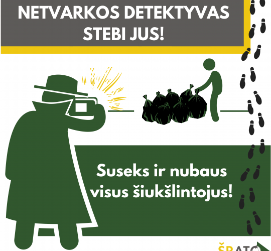 ŠRATC padeda Šiaulių miesto savivaldybei nustatyti ir nubausti aplinkos teršėjus